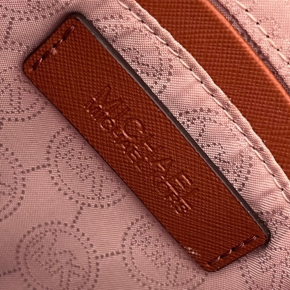 Michael Kors Kampton Maroon Nylon Wristlet - Picture 7 of 17